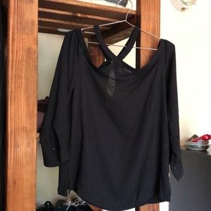 Black Loft blouse